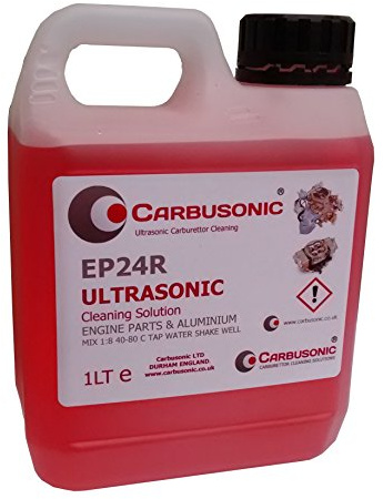 Ultrasonic Cleaning Fluid solution Engine Parts formula de-greaser for all ultrasonic baths and tanks 1 litre
