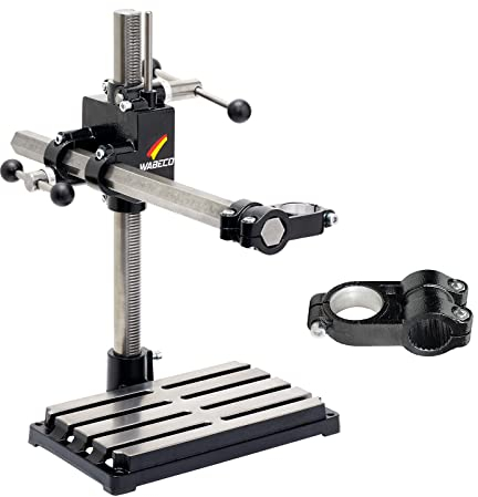 WABECO Bohrständer Fräsständer BF1242 mit 2tem Maschinenträger, 2 Zustellachsen vertikal/horizontal Säule 500 Ausleger 500 mm Made in Germany