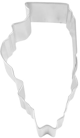 R&M State of Illinois 3.5 Cookie Cutter Tinplated - Baking Tool for Cookies, Fondant & Crafts