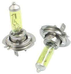 GOLDEN YELLOW 100w ONE PAIR XENON GAS FILLED H7 LOW Beam light bulbs for 08 Mini Cooper S Convertable/ 08 Pontiac G8 and G8 GT/ 99 00 01 02 03 04 05 06 07 08 09 SAAB 9-5/ 05 06 07 08 09 10 Subaru Legacy/ 05 06 07 08 09 Subaru Outback