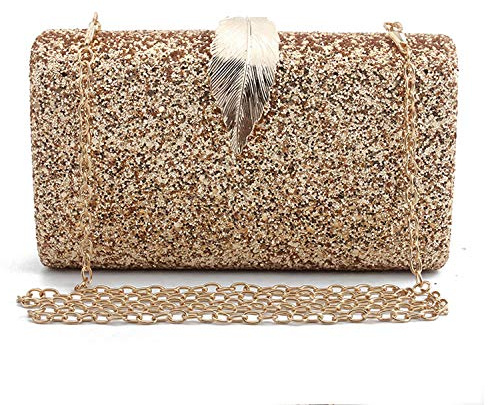 Syrads Sac de Soirée Pochette pour Femme avec Chaîne Sac à Main de Mariage et Mariée 951