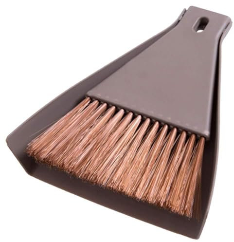 Brosse Balayette, Mini Balai Pelle À Poussière Fouet Set Main Broom Fouet Snap-on Set De Table pour Clavier Dustpan Portable Bureau Bureau