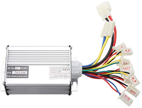 Jyving DC 36V 1000W Gebürsteter Regler Geschwindigkeit DC Motor Controller Roller Fahrrad E-Bike Elektromotor Zubehör