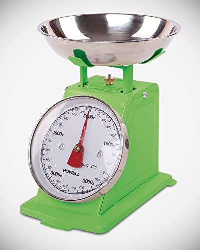 Bilancia da cucina meccanica, Portata 5Kg, Graduazione 20 grammi