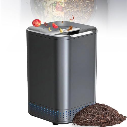 Composteur de Cuisine électrique, composteur de Cuisine Intelligent de 2,5 L, cycleur Automatique des déchets Alimentaires, bac de compostage for la Maison et la Cuisine, transformez Les déchets en