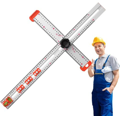 Zasdvn Verstellbarer Winkel, T-Quadrat zum Markieren, Präzisions-Holzbearbeitung, hohe Präzision, Winkel, Zeichnen, Markierungslehre, Werkzeuge, Messgerät, -Markierung, für Ingenieure,