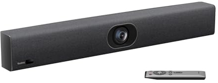 Yealink UVC40 E2 USB Conference Room Camera System 4K Video Conference Camera 120° Wide-Angle Lens 8 Microphone 5W High-Fidelity Speaker Auto Framing Speaker Tracking Compatible with Microsoft, Zoom