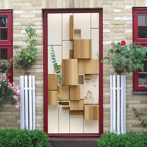 3D Türtapete Selbstklebend 90 X 200 Cm Diy Wandbild Pvc Wasserdicht Pvc Türtattoos Türposter Türaufkleber Fototapete Türfolie Für Tür,Wohnzimmer,Schlafzimmer - Türkunst -221846-96560