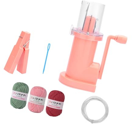 French Knitting Tool Hand Operated Cord Knitter Household Weaving Knitting Machine With Yarn Needle For Bracelets Making Knot Maker