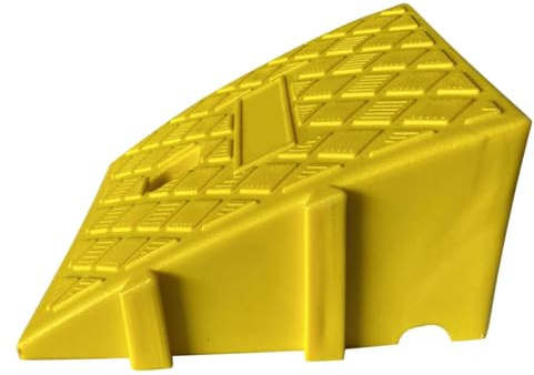 Rampe De Tronçon De Voiture - Matériau PVC 9.84x10.62x2.75 Pouces Noir, Rampe Portable Antidérapante | Allée, Quai De Chargement, Scooter, Vélo, Moto, Pas De Seuil, Trottoir, Garage, Parking,