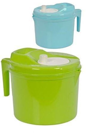 Lacatrade Centrifuga per Insalata con Manico, 22 cm, Multicolore, 20 x 27 x 20 cm