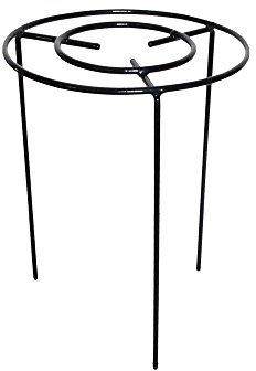 Grow Through Plant Support – Pack of 3 – Available in 4 sizes – Ideal for Agapanthus, Dahlia, Rudbeckia, Peonies, Lupin, etc - Strong Metal Garden Supports with 3 fixed legs for extra stability (Large - 72cm high x 39cm diameter)