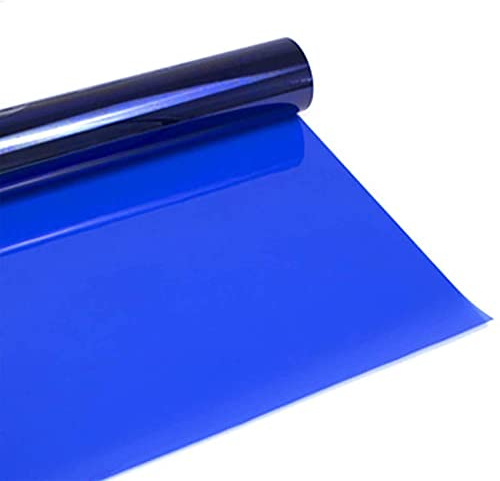 Selens 40 x 50 cm Lighting Gels Filter Blue CTB Gel Colour Film Blue | Color Correction Transparent Sheet, for 800W Red Head Spotlight Strobe Light Flash Photography Photo Studio Reading Craft DIY