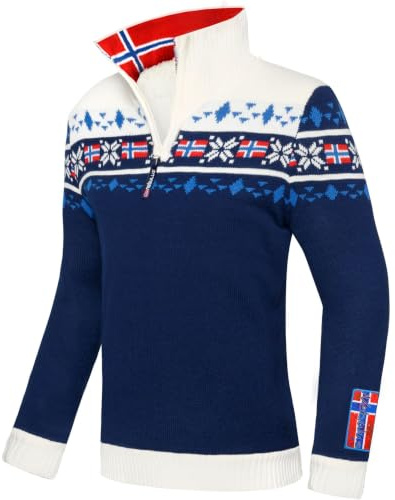 Nebulus Norweger Stricktroyer Steen Herren