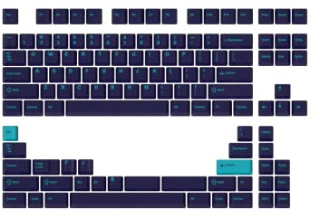 DROP + MiTo GMK Laser Custom Mechanical Keyboard Keycap Set - 120-keys, Doubleshot, Cherry Profile, for 60%, 65%, and TKL Layouts, etc. (Synthwave)