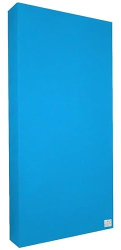 Addictive Sound Panneau Acoustique Mural Standard 100x50x11 cm - Absorbeur Acoustique Avec Tissu Acoustique 180 g/m2 - Panneaux Acoustiques - Plaque Acoustique - Decoration Murale - Bleu