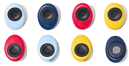 OXO Bra grepp magnetiska miniklämmor – 8 PK-blandade färger, 8 stycken