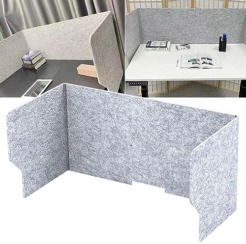 SAGIDAR Classroom Privacy Screen, Sneeze Guard Desk Divider, Desk Barrier Acoustic Partition, 60/80/100cm, No Installation Required, Sturdy And Durable, Protection Of Privacy