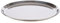 APS 30148 Plateau de Service Maison de café Ø 27 cm, Acier Inoxydable Poli Miroir, Bord roulé