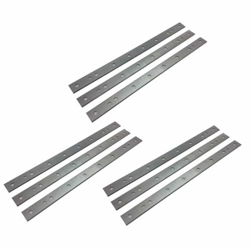 JWOO 9PCS 333mm 13 Zoll Hobelmesser Ersatz for DW735 DW735X Dickenhobelmaschinen DW7352 for Holzbearbeitung