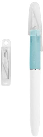 Westcott Precision Hobby Knife for Crafting and DIYs, Includes Four #11 Replacement Blades (17863)