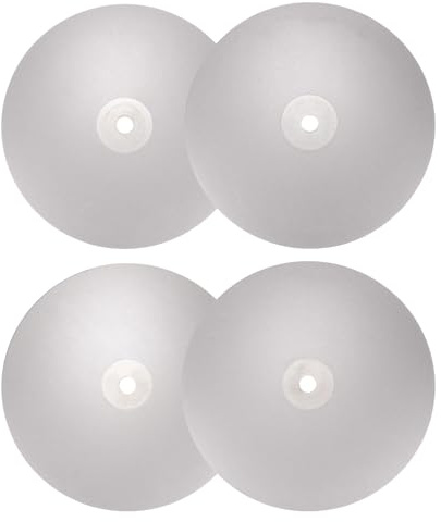 QUARKZMAN Diamant Plat Tour Disque Ensemble 6 x 1/2 Arbor 1500/2000/2500/3000 Grain Abrasif Roue Rodage pour Meulage Ponçage Céramique, Verre, Pierres