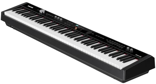 NU-X NPK-20 Professionelles Digitalpiano: Advanced Performance Workstation mit 88 Tasten abgestufter Hammeraktion, Bluetooth-Konnektivität und automatischen Begleitfunktionen