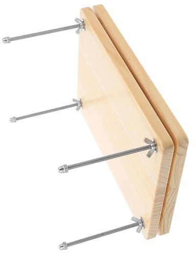 HAPINARY Holz Buchpresse Multifunktionales Werkzeug Für Buchbindung -projekte Und Blumenpressung Für Handwerksliebhaber Und Kreative Buchgestaltungen