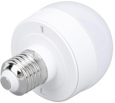 Asixxsix Lampadine Ricaricabili USB, Lampadina E26 a Batteria, Dimmerabile ＆ Timer, Rotazione a 360° con Telecomando, Lampada di Emergenza a Forma di Disco per Ambienti Domestici Esterni