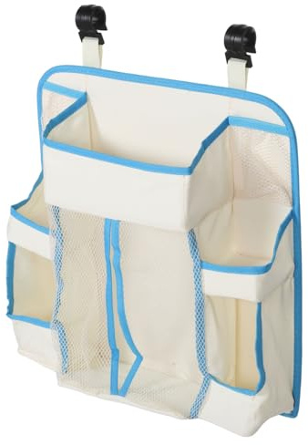 Milisten Hanging Diaper Caddy Crib Storage Bag Stroller Organizer Bag Bedside Organizer