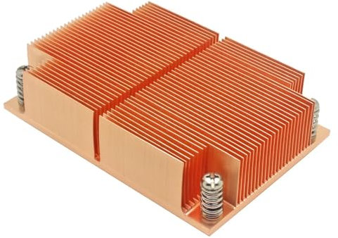 Dissipatore di calore in rame for computer con dissipatore di calore for CPU server 1U for raffreddamento passivo rettangolare del 2011