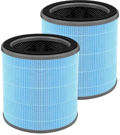 AP070B Replacement Filter Compatible with Aircillin AP070A and AP070B Air Purifier, 4-in-1 High-Efficiency True Filter with Activated Carbon, 2 Pack
