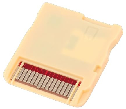 Zunate Game Backup Device, Professional Game Cartridges Card High Speed ​​Reading Skriva med ABS-material Flashminne GBA Flash Cart för MD GB GBC FC PCE-system (WOODHK gult set)