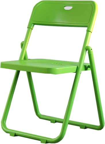 Generico Hopfällbar stol med hög belastning – hållbar plastdesign för kontor, träning, möten och utomhusbruk – bärbar, lätt, ergonomisk bekväm sittplats