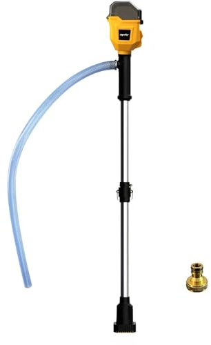 Pompa carburante elettrica Pompa sommergibile senza spazzole per pozzi profondi 720GPH compatibile con batteria Dewalt 18V 20V, pompa di scarico Pompa del carburante