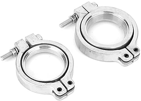 EIMSOAH Set di Kit di Morsetti Flangiati con Banda V Wastegate da 1,7 di Alta qualità con Grande Resistenza Agli Urti per la Modifica Dell'auto