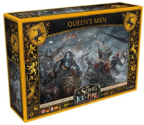 CMON, A Song of Ice & Fire – Männer der Königin, Erweiterung, Tabletop, 2 Spieler, Ab 14+ Jahren, 45+ Minuten, Deutsch, Mehrsprachig, Mehrfarbig, Bunt, 6. Baratheon Erweiterung