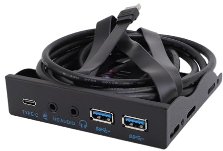 Cryfokt PC USB Frontplatte, 3.2 Floppy -Laufwerk Bit Nahtloser Verbindung USB -Frontplatte für Computer