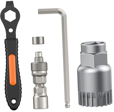 Aymzbd Set di Estrattori per Pedivelle per Bicicletta, Professionale,