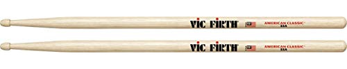 Vic FIrth - Baquetas de la serie American Classic® 55A - Madera de nogal American - Punta de Madera