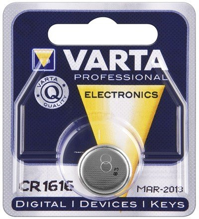Varta CR1616 V 1-BL (6616) Single-use Battery Lithium 3 V - Batterien (Single-use Battery, CR1616, Lithium, Knopf/Münze, 3 V, 1 Stück(e))