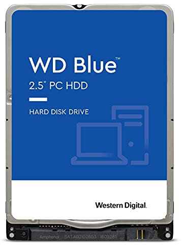 WD Blue 500 GB 2.5 Inch Internal Hard Drive - 5400 RPM Class, SATA 6 Gb/s, 16 MB Cache