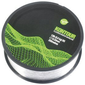 Korda Kontour Fluorocarbon 5,4 kg 200 m Grobfischangeln, Karpfenangeln, Hauptschnur