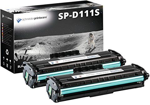 2 Schneider Printware Toner | 200 Prozent höhere Druckleistung | kompatibel zu Samsung MLT-D111S D111L für Samsung Xpress M2020 M2022 M2022W M2026 M2026W M2070 M2070F M2070FW M2070W