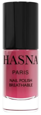 HASNA PARIS - smalto per unghie Halal - Eco responsabile - Lucentezza e lunga tenuta - Facile da applicare - 6ml (LAMPONE)