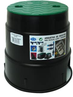 S&M 760679 Kreisbewässerungsbehälter, 2 Ausgänge, Ø 21 cm, für 1 Elektroventile