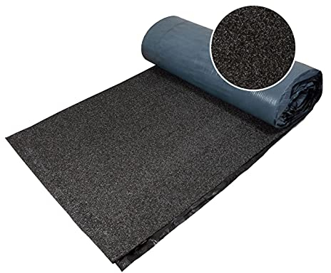 Onduline – KSK Gartenhausbahn Dachpappe kalt selbstklebend schwarz 5x0,5m Rolle – Bitumenbahn-Dachfolie für Gartenhaus, Carport & Garage – Dachbahn für Dachabdichtung UV-sicher, reißfest & wasserdicht