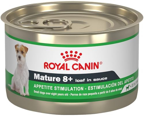 Royal Canin Canine Health Nutrition Mature 8+ Loaf in Sauce Dog Food, 5.2 oz (Pack of 24)