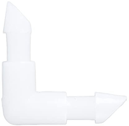 Elbow Hose Fitting, 90 Degree L Shaped Barb PE Equal Diameter Tube Connector Tip Water Pipe Joint Adapter(3mm)