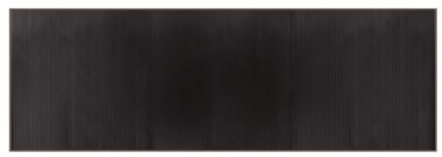 vidaXL Teppich, Bambusteppich Rechteckig, Bambusmatte rutschfest für Wohnzimmer, Läufer Küchenteppich Flurteppich, Modern, Dunkelbraun 100x300cm Bambus